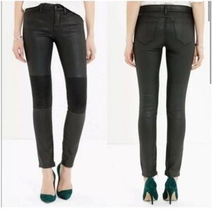 #19. Madewell Jeans Black Skinny Moto Ankle